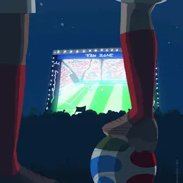 Fan Zone pour la demi-finale de la Coupe du Monde à Colmar