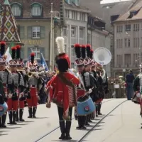 LA Fanfare de Cavalerie des Hussards d'Altkirch à la grande parade du Tattoo international de Bâle en juillet 2011 DR