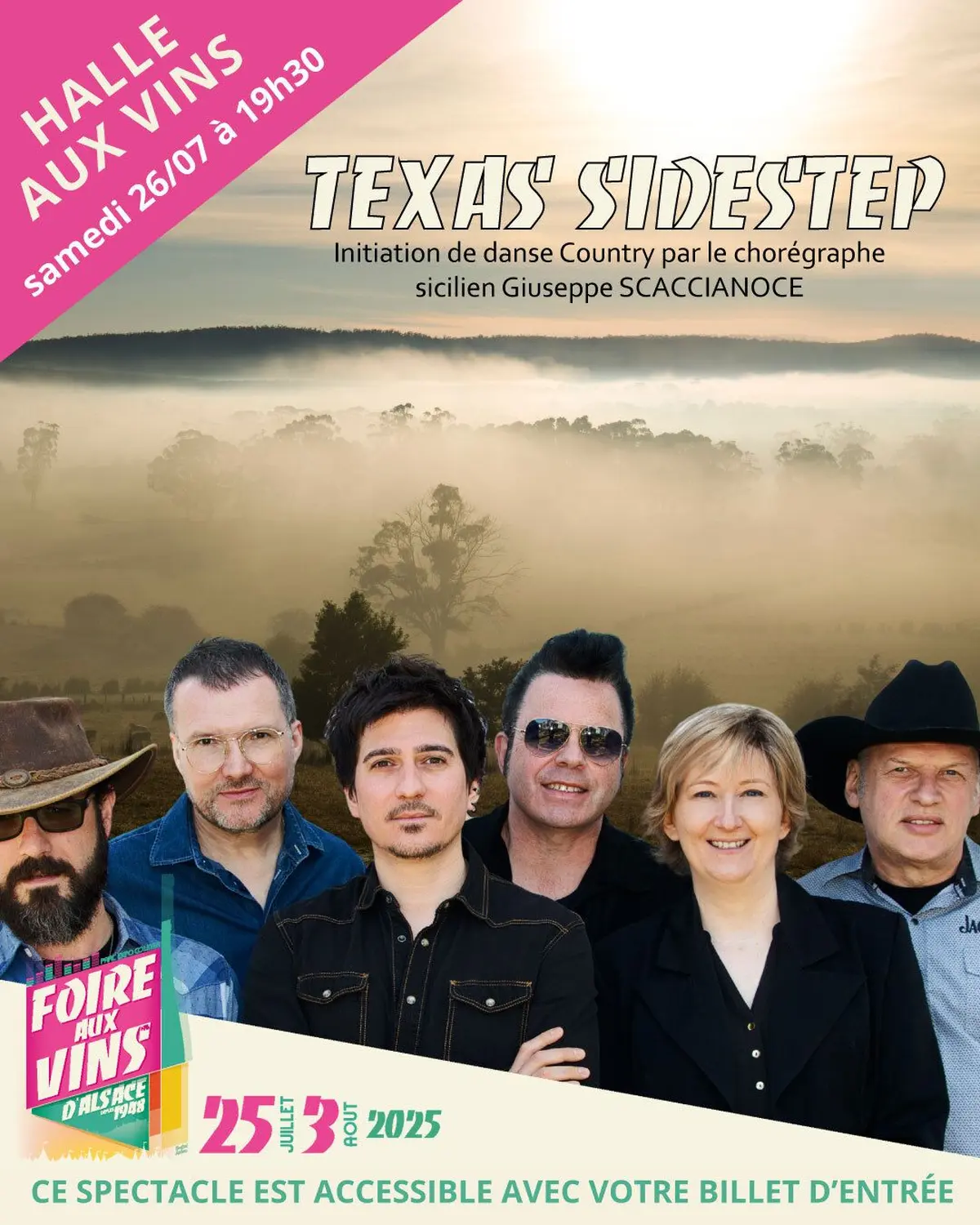 Le groupe Texas Sidestep et sa country