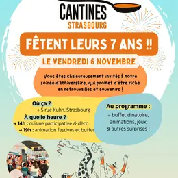 Fête d'Anniversaire des petites cantines de Strasbourg