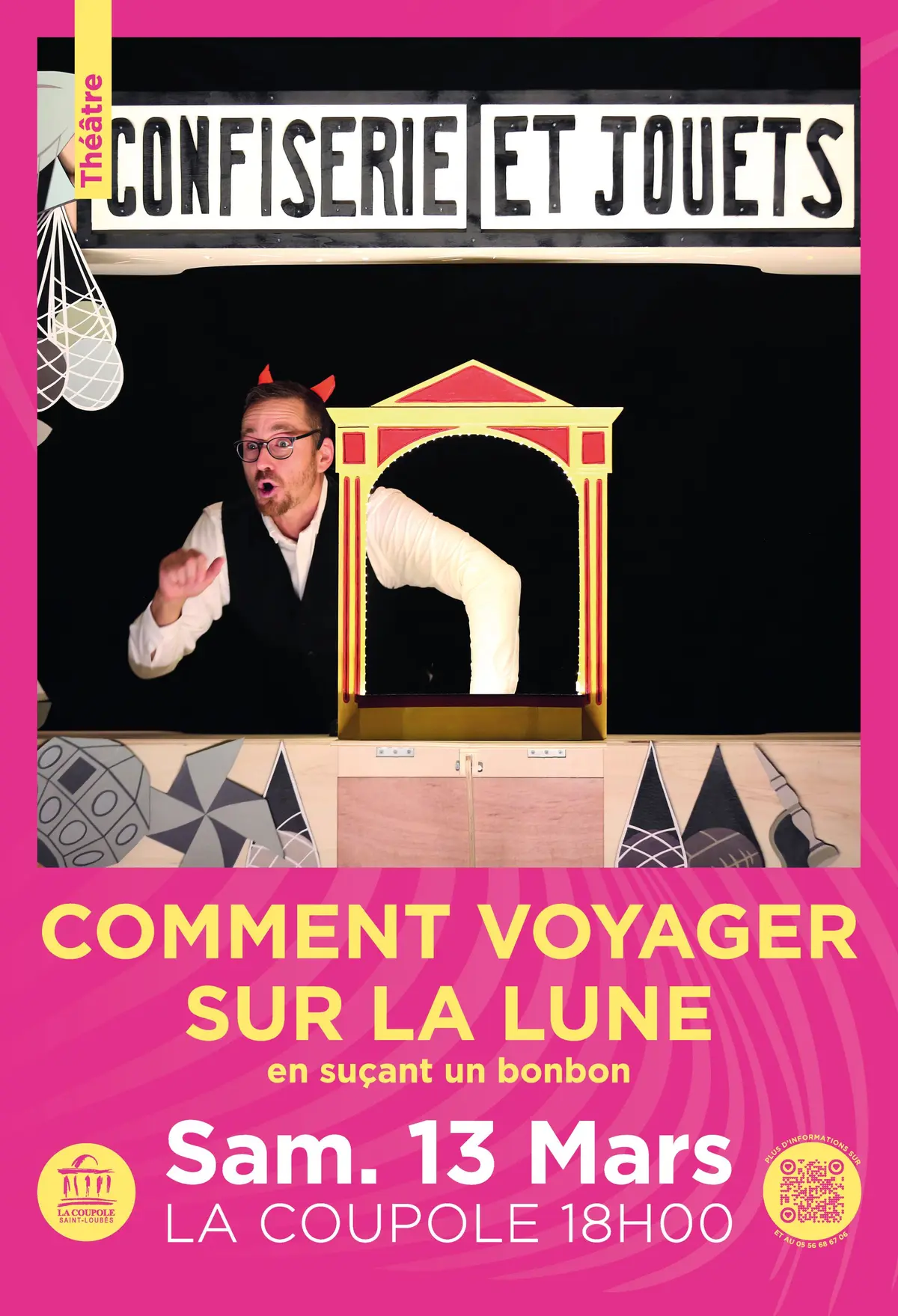 Comment voyager sur la lune en suçant un bonbon, par la Cie La Rouille