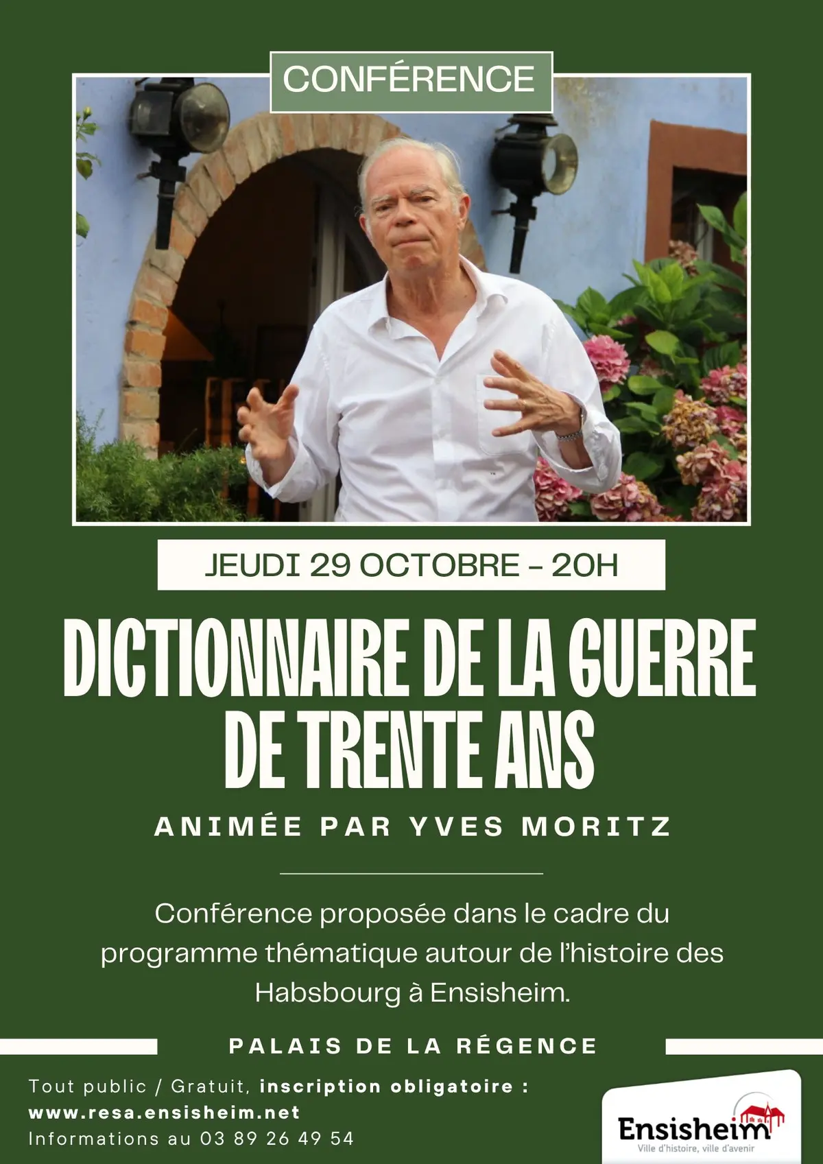 Conférence autour du dictionnaire de la guerre de trente ans