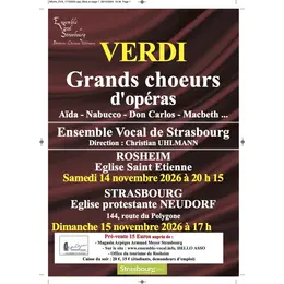 Concert de l'ensemble vocal de Strasbourg