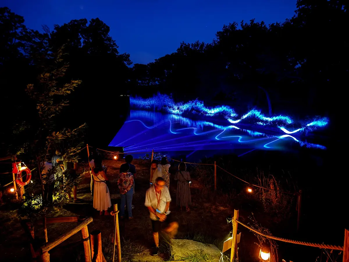 Canal en Lumières, parcours nocturne immersif