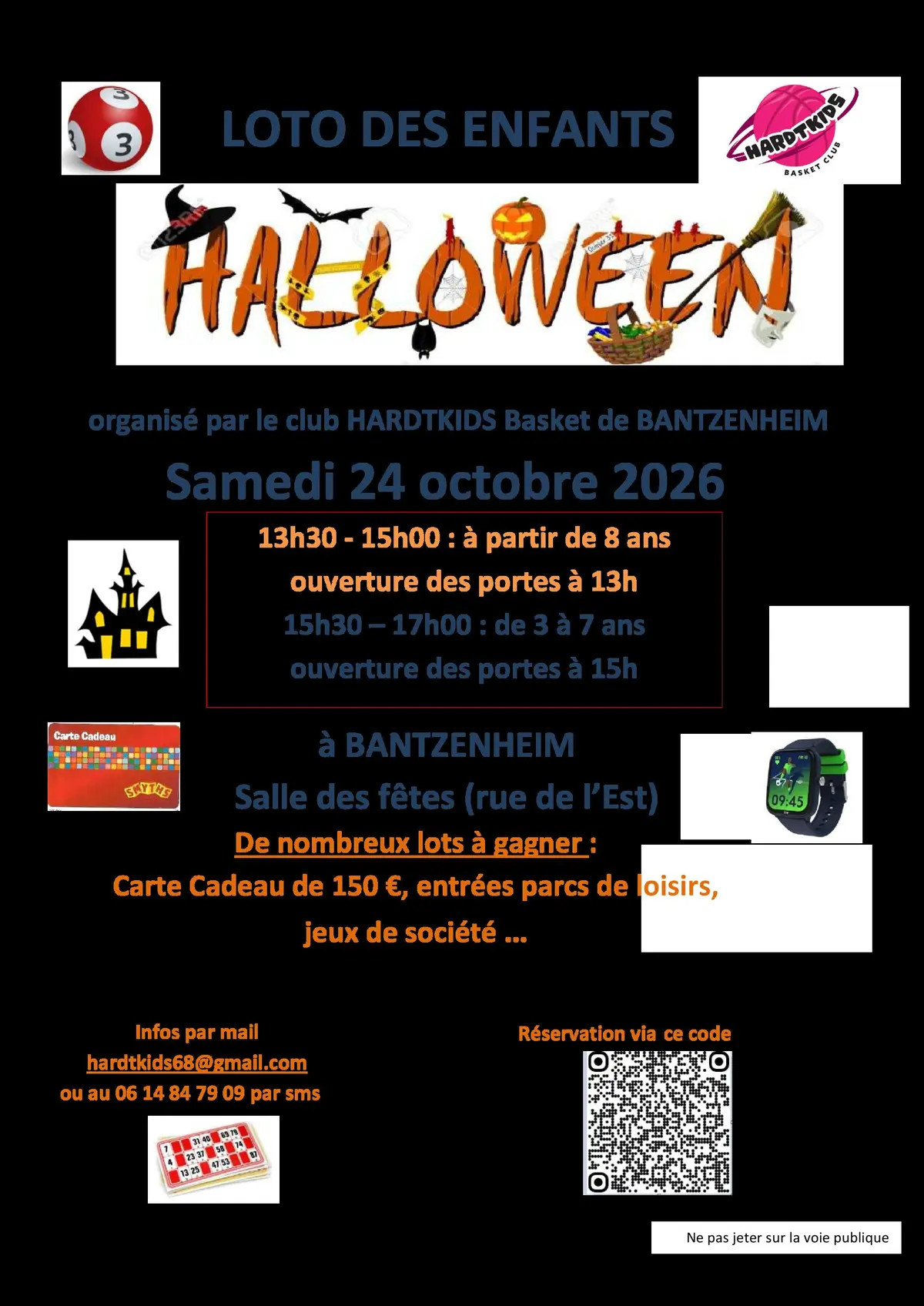 Loto d'Halloween pour les enfants