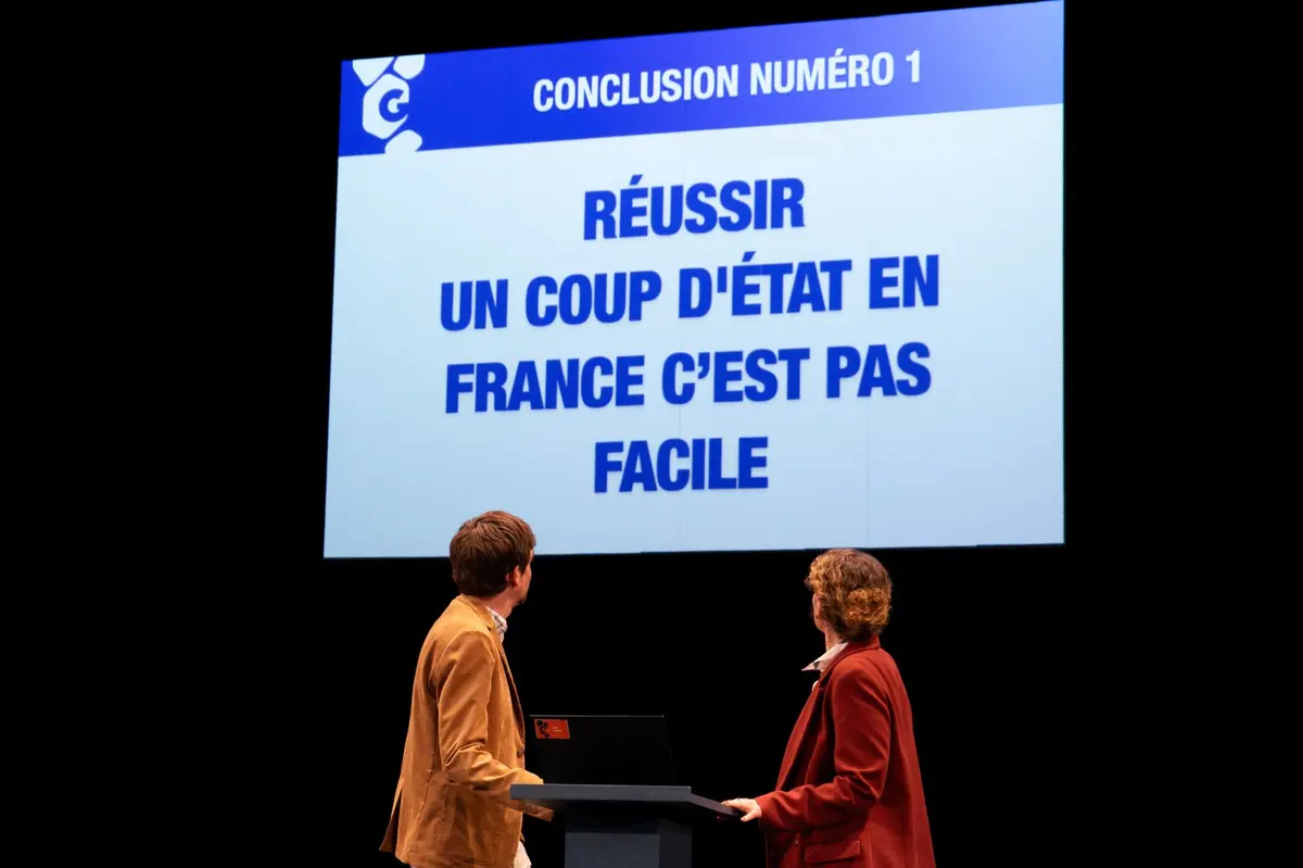 L'Art d'avoir toujours raison : la comédie politique de la Compagnie Cassandre aux Tanzmatten de Sélestat