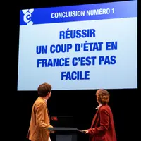 L'Art d'avoir toujours raison : la comédie politique de la Compagnie Cassandre aux Tanzmatten de Sélestat &copy; Luise Ajuste
