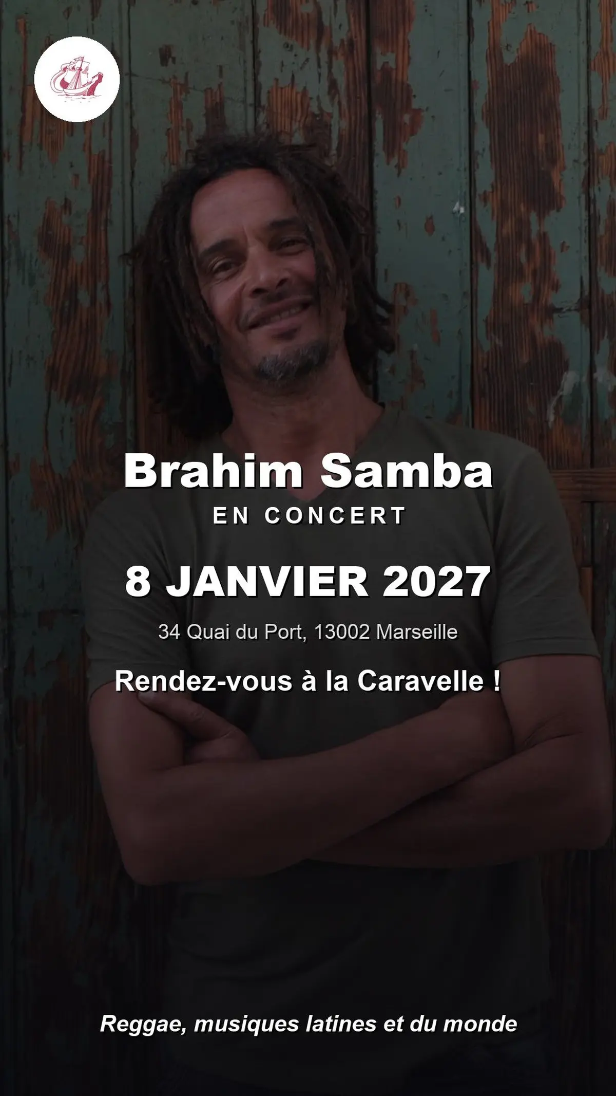 Brahim Samba en concert à La Caravelle