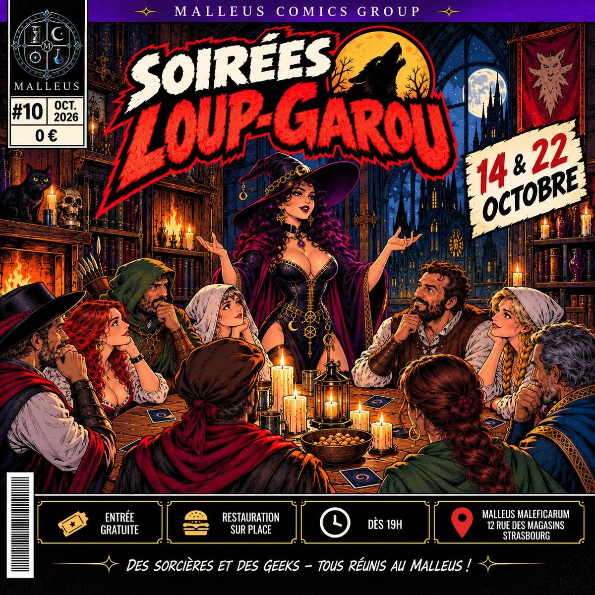 Soirée Loup Garou au Malleus - Edition Halloween