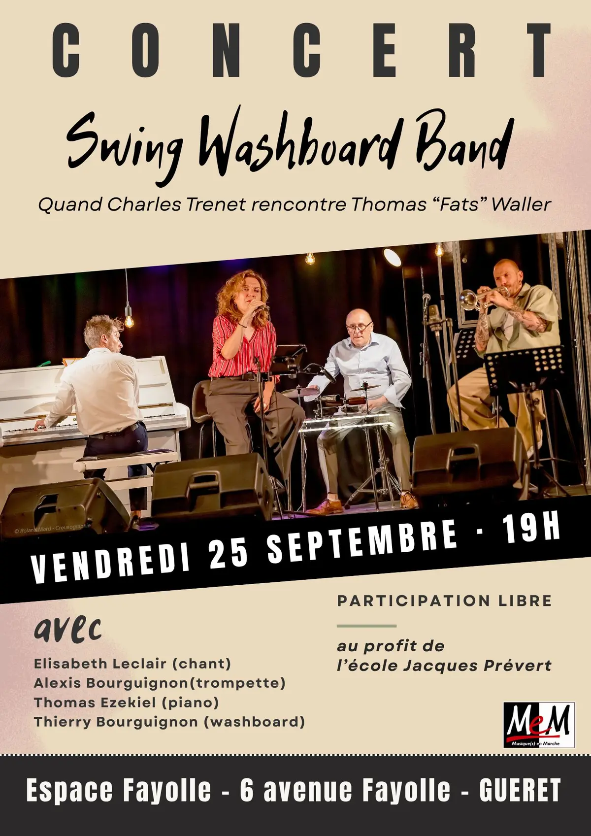 CONCERT « Swing Washboard Band »