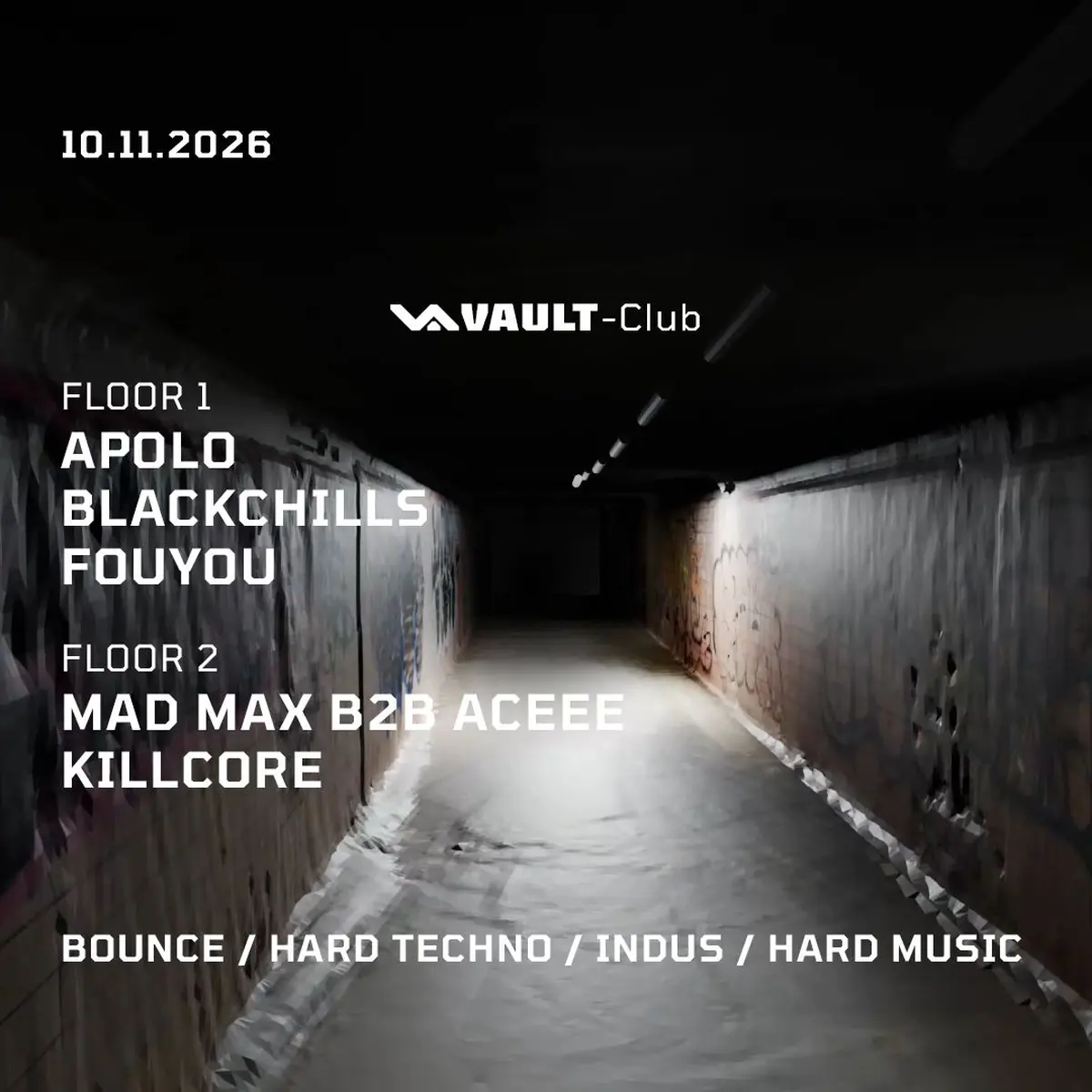 VAULT-Club — Bounce - Hard techno - Indus