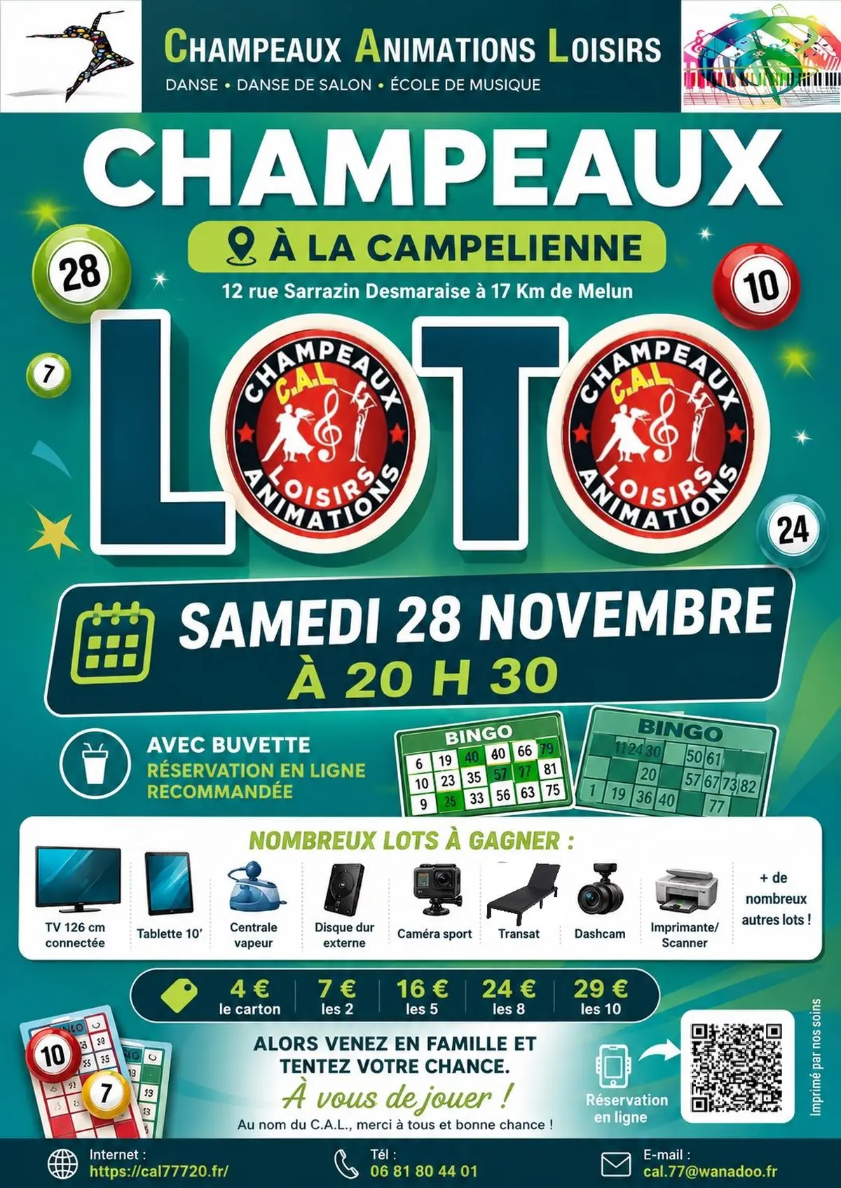 LOTO du 28 novembre 2026 à CHAMPEAUX (77720)