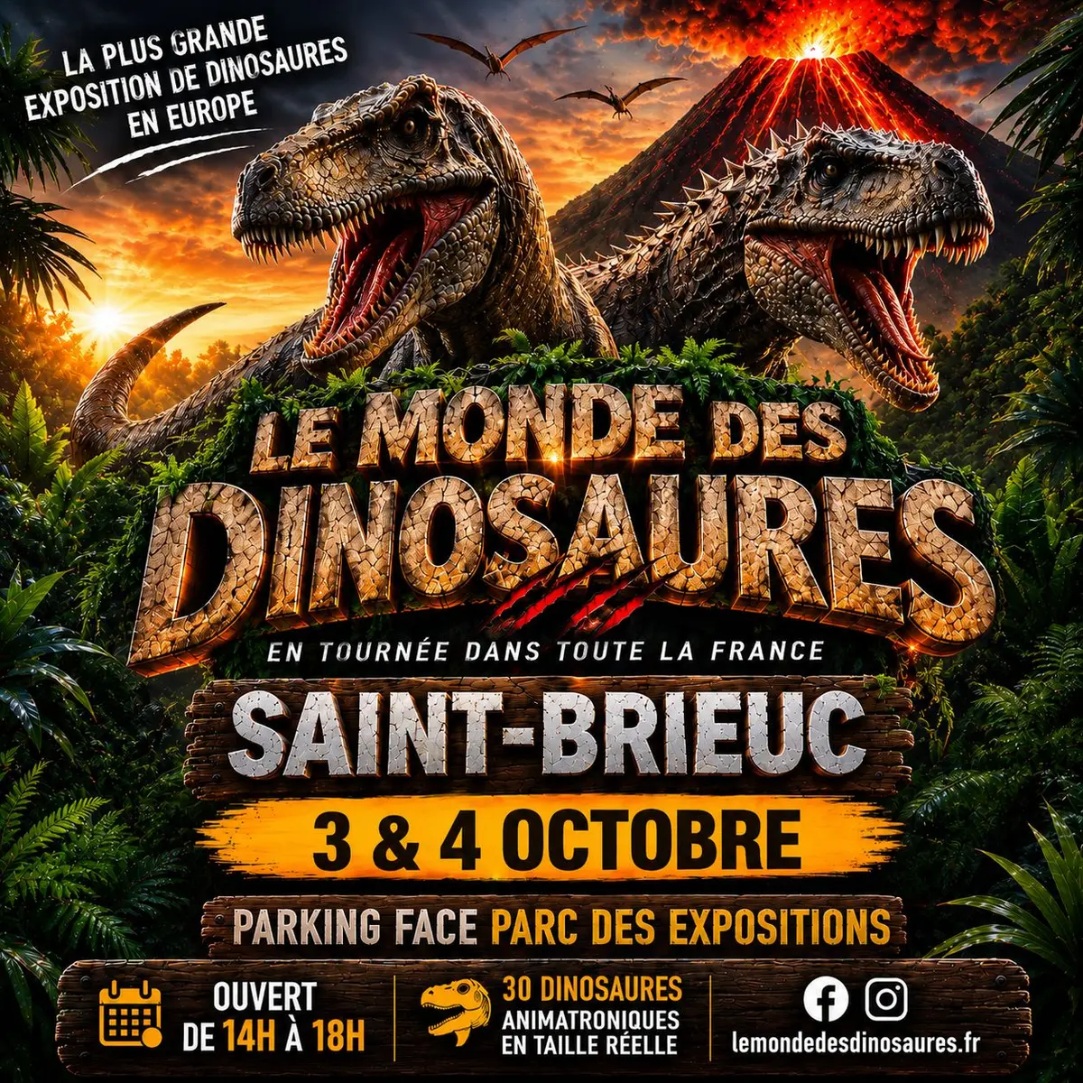 Le Monde des Dinosaures à Saint Brieuc