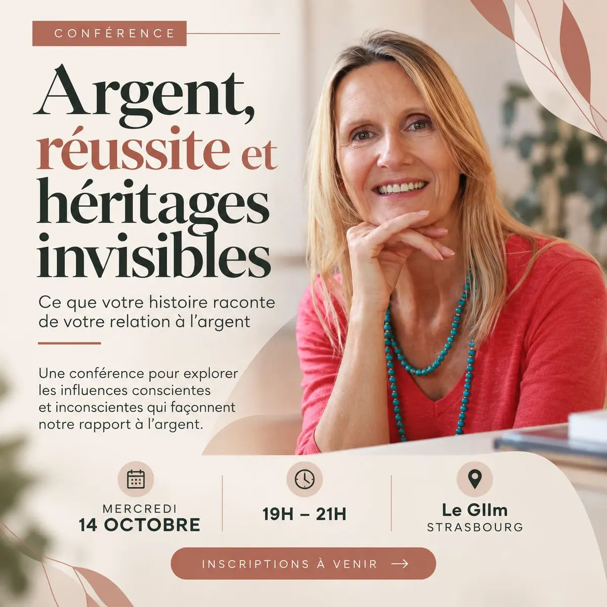 Conférence : Argent, réussite et héritages invisibles