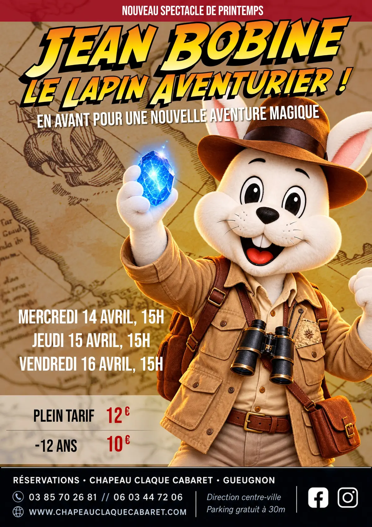 Jean Bobine le lapin aventurier - Spectacle familial de Printemps