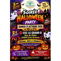 Soirée Halloween à Saint-Herblain 