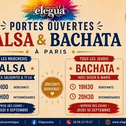 Portes ouvertes SALSA & BACHATA Paris 100% gratuit