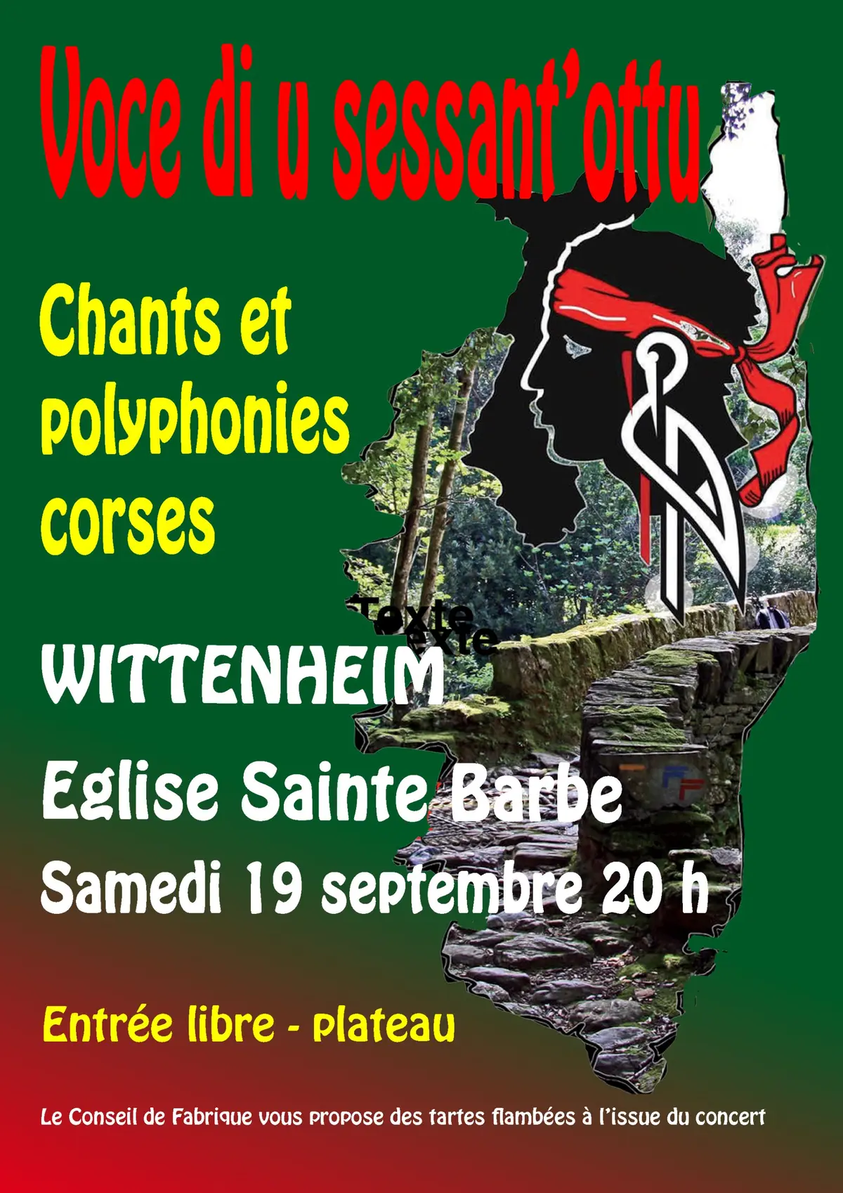 Concert de Voce di sessant'ottu - Polyphonies corses