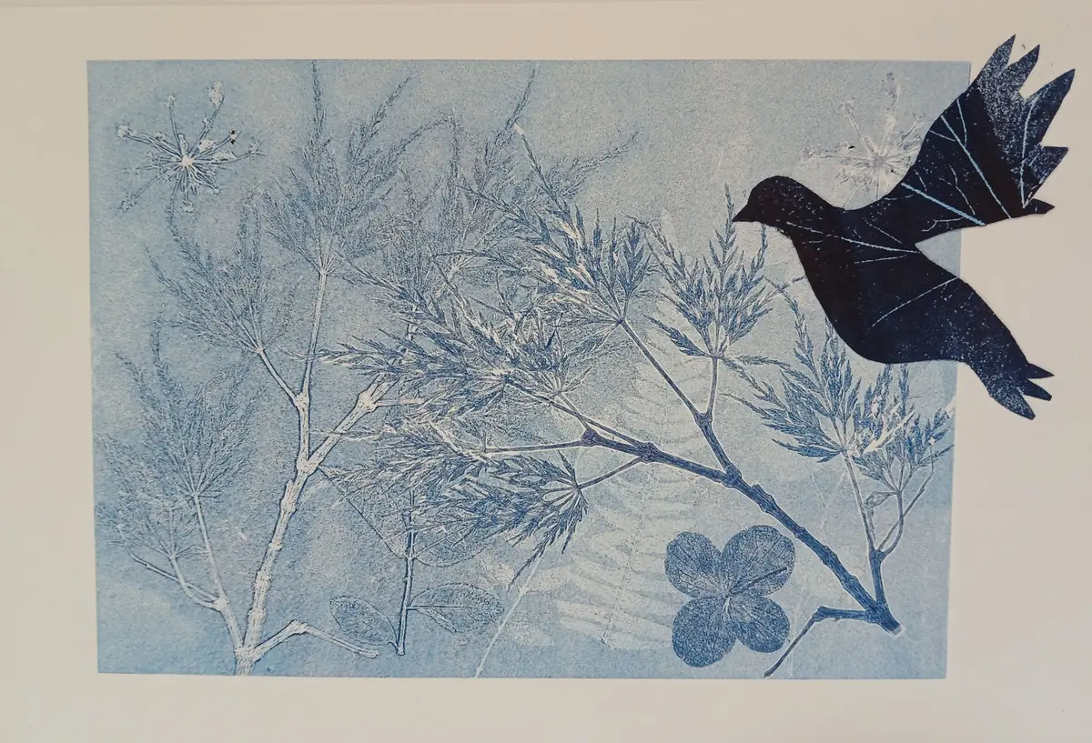 Monotype végétal à l'atelier-musée des Arts et Techniques Graphiques Ribeauvillé