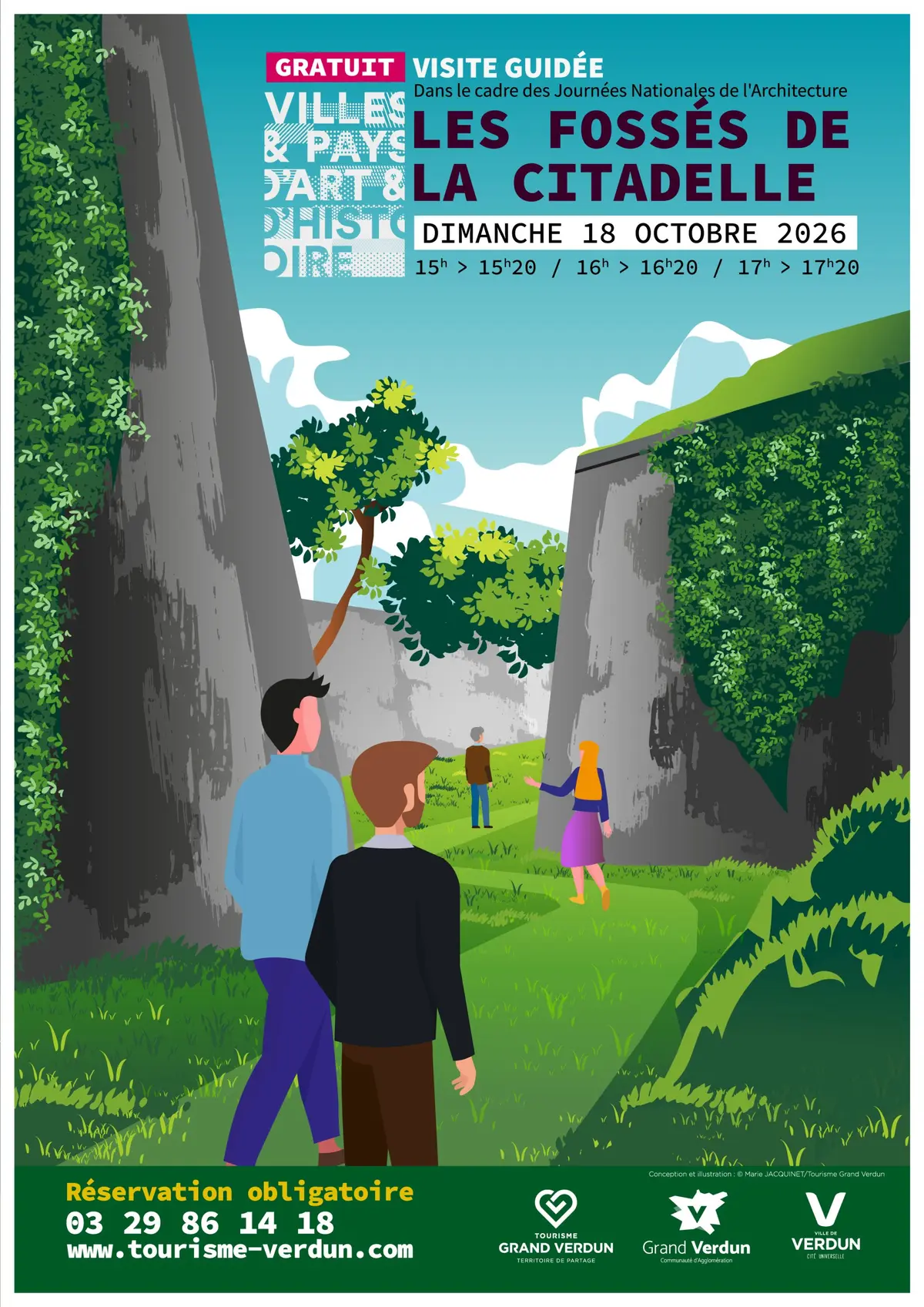 Visite Pays d'Art et d'Histoire | Flash : Les fossés de la Citadelle