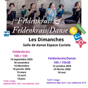 Feldenkrais et Feldenkrais/Danse - MJC Cahors