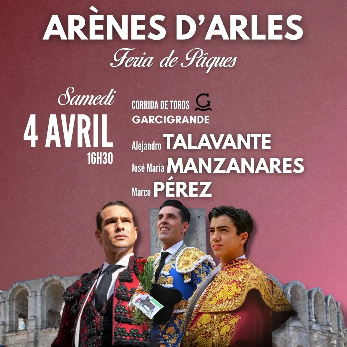 Féria de Pâques  - Corrida du samedi après-midi