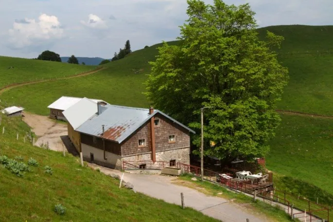 La ferme auberge du Felsach sur les hauteurs de Fellering