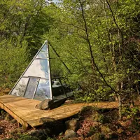 La pyramide vous offre une belle vue dans la forêt DR