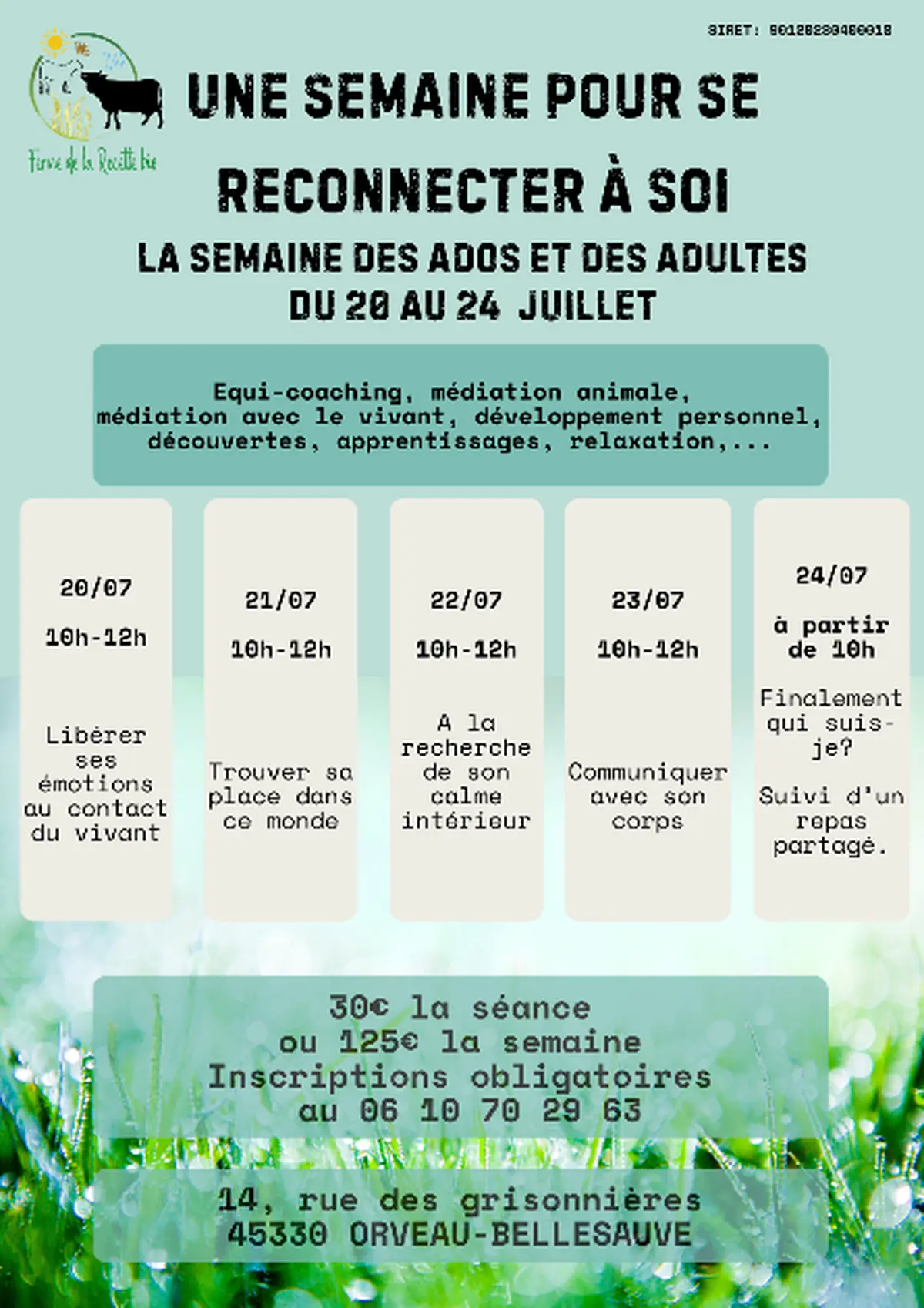 Ferme de la recette bio