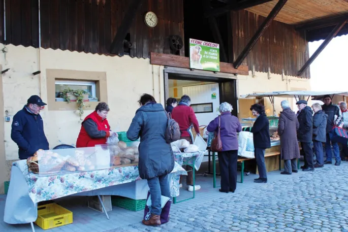 La Ferme Obrecht accueille le marché à la ferme tous les deuxièmes mercredis du mois à Andolsheim