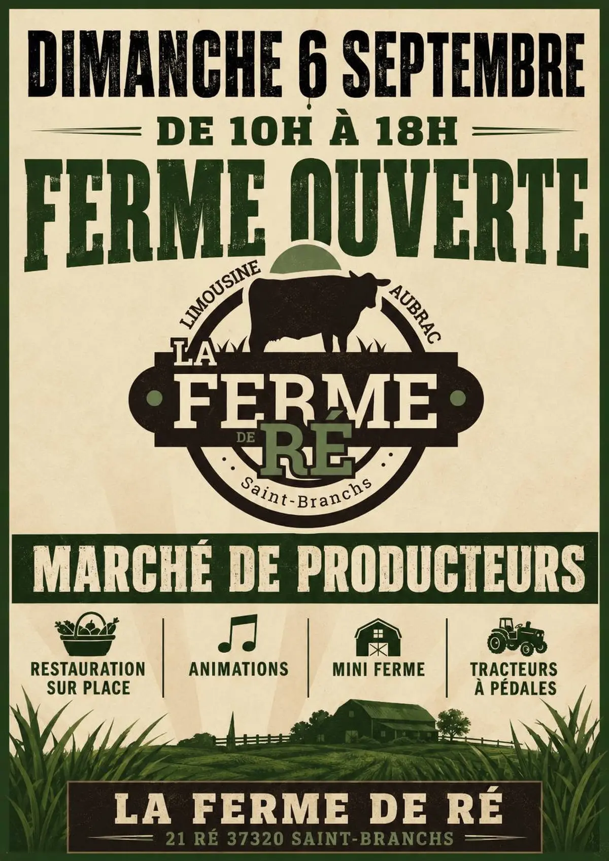 Ferme ouverte - La Ferme de Ré