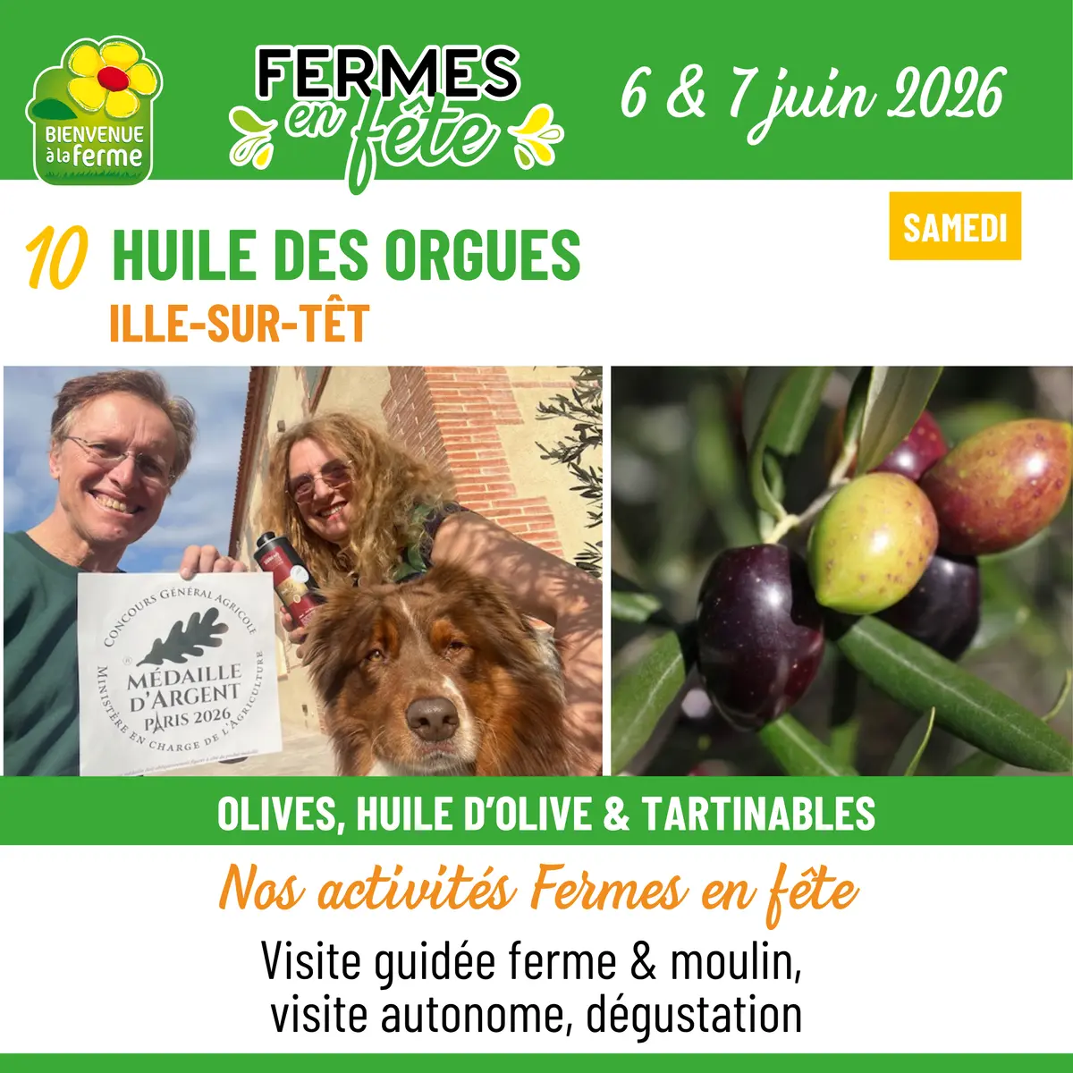 Fermes En Fête à La Ferme Huile Des Orgues