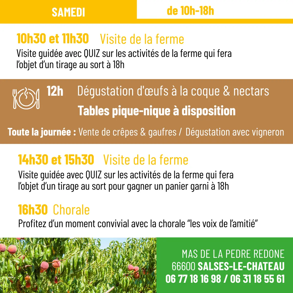 Fermes En Fête A La Pedre Rodone