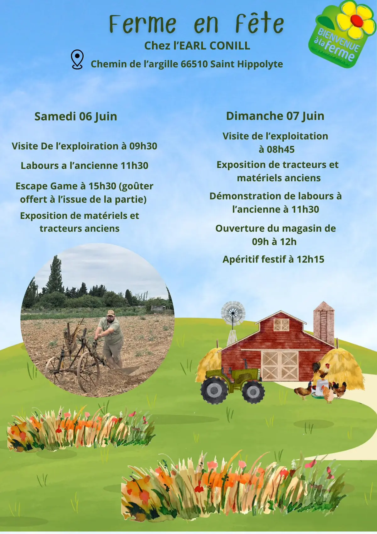 Fermes En Fete Chez Earl Conill
