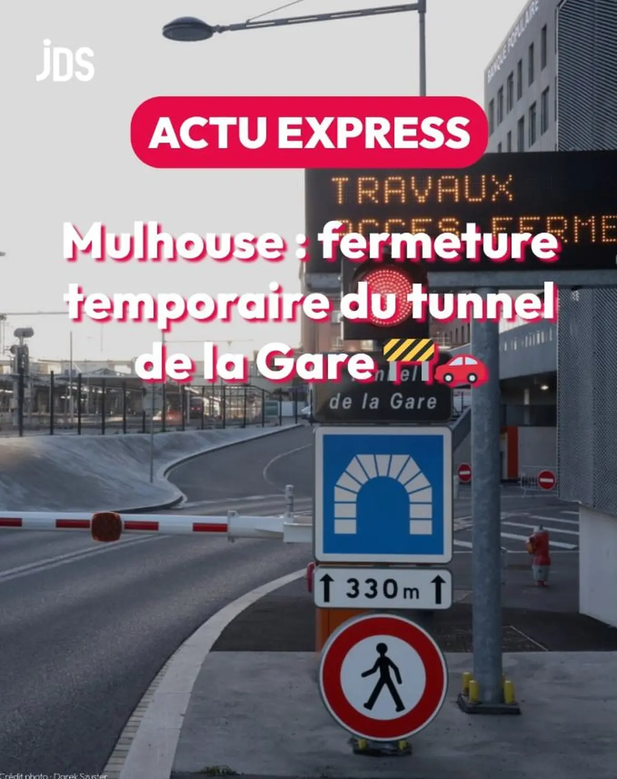 Fermeture du tunnel de la gare de Mulhouse pour travaux de maintenance