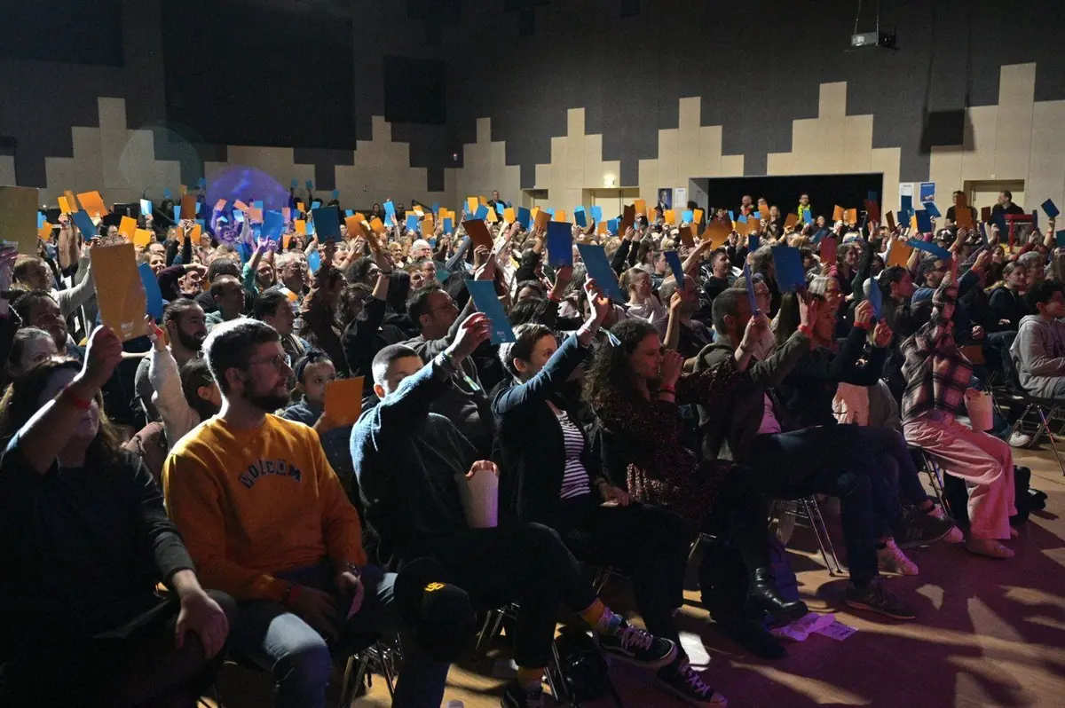 Le public vote pour son impro préférée