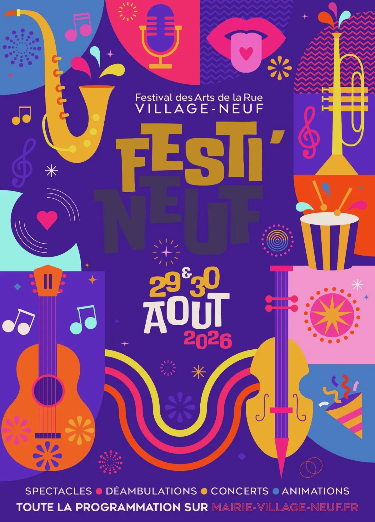 Festi'Neuf 2026 - Festival des Arts de la rue à Village-Neuf