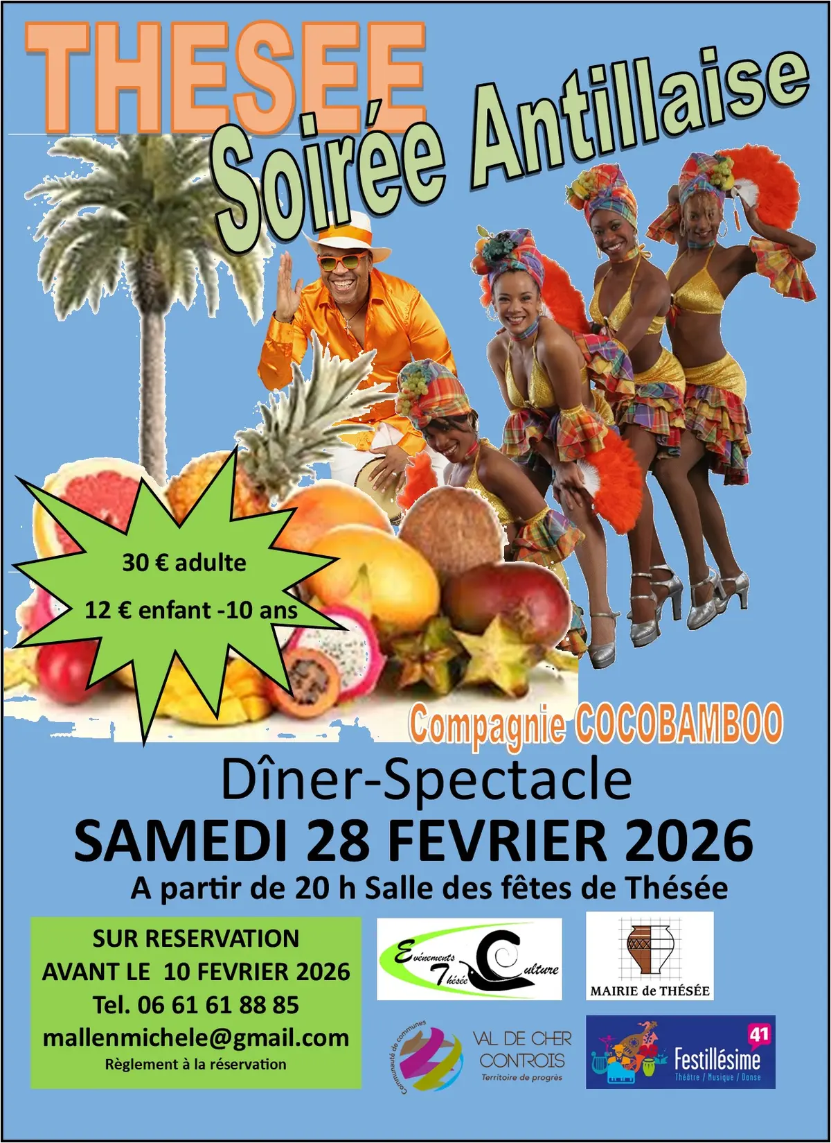 Festillésime 41 - Soirée antillaise à Thésée