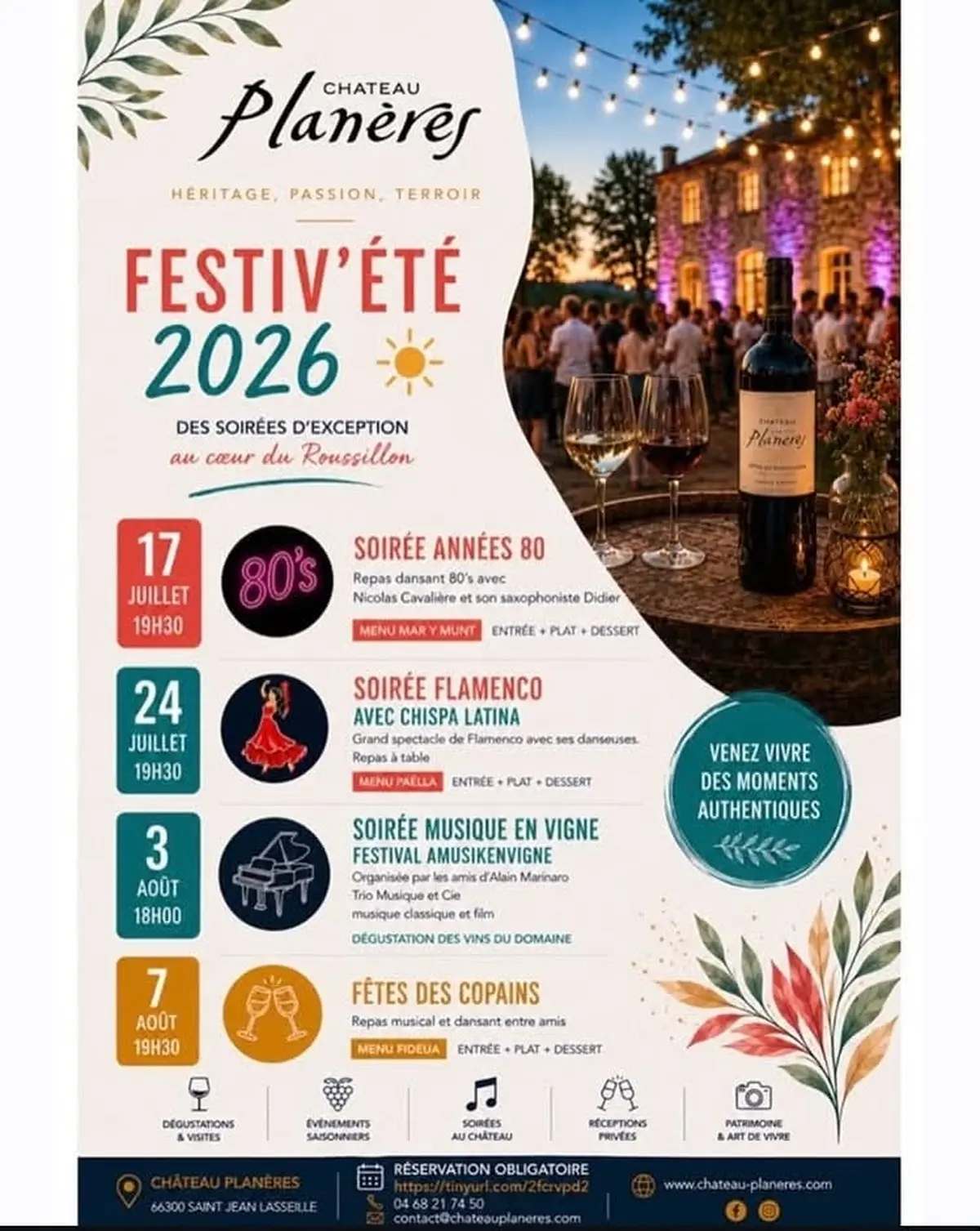 Festiv'été Avec Le Château Planères