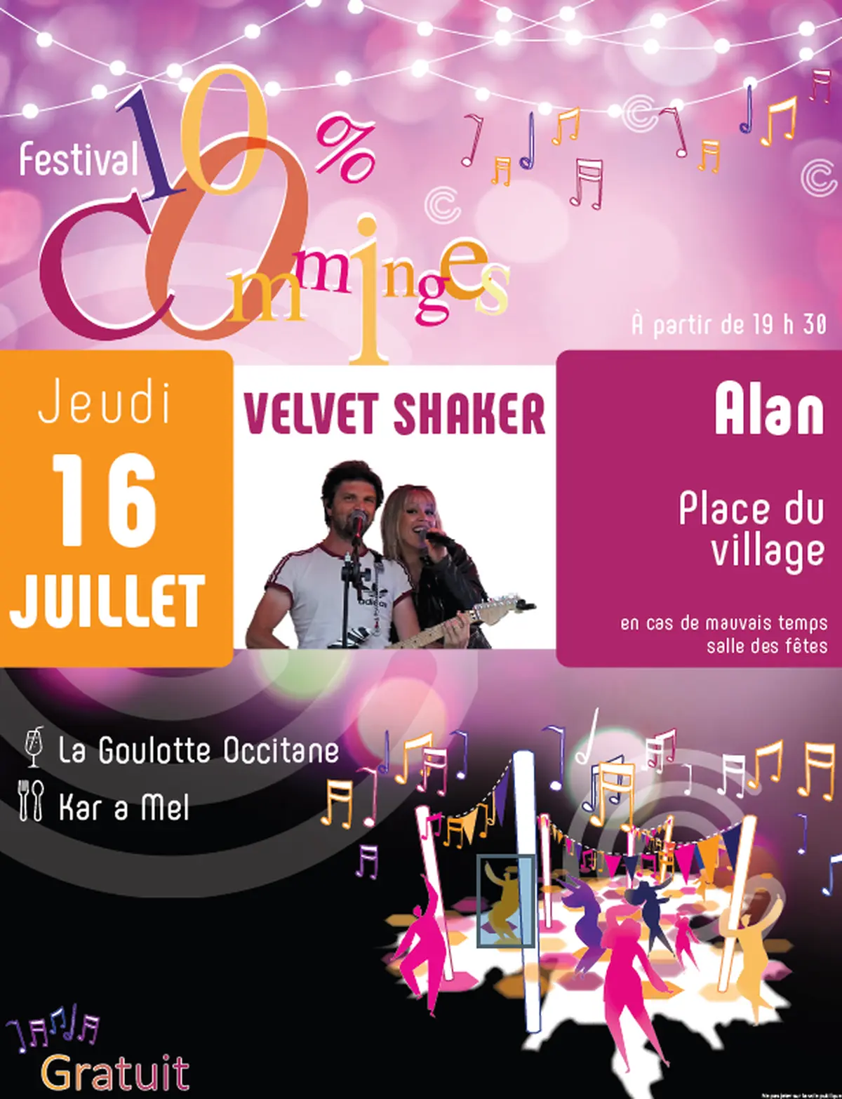 Festival 100% Comminges : Concert Velvet Shaker