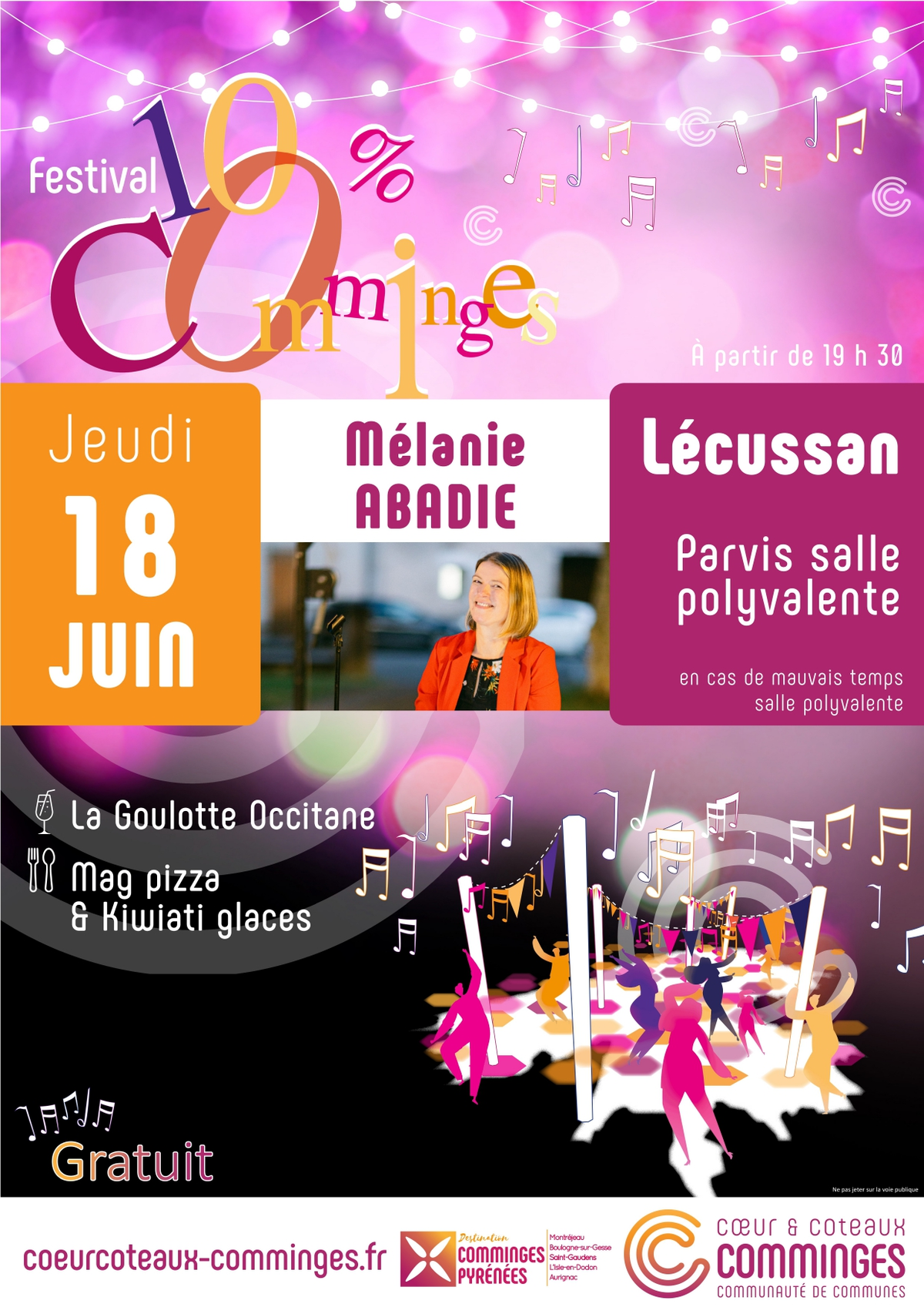 Festival 100% Comminges : Mélanie Abadie