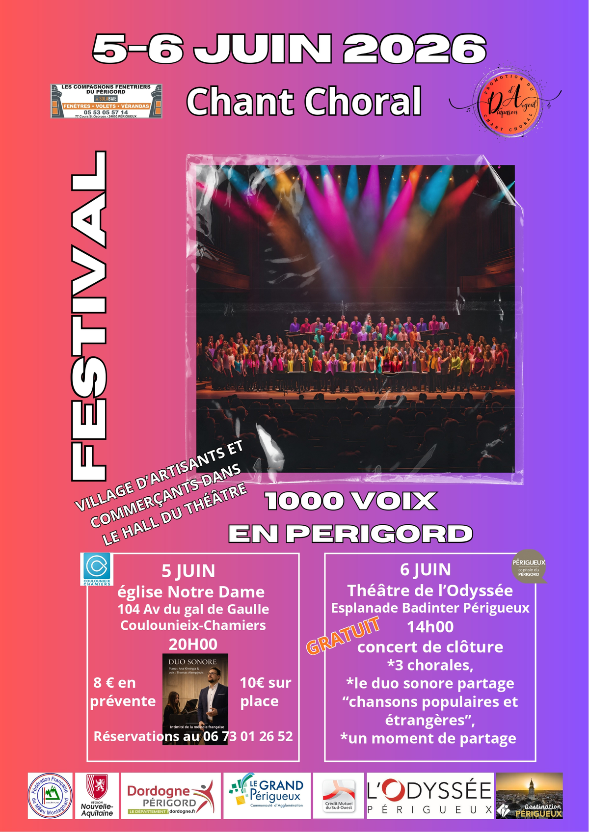 FESTIVAL - 1000 voix en Périgord