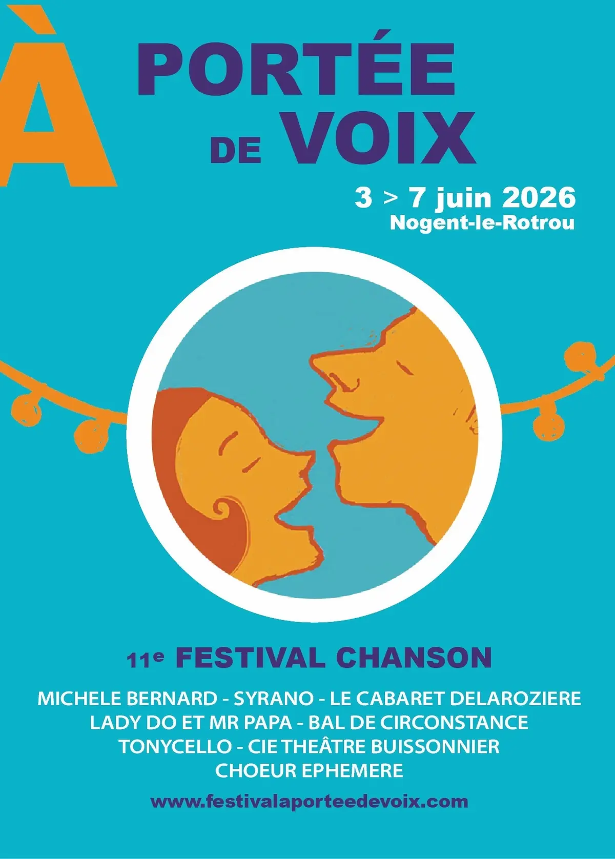 Festival à Portée de Voix 2026 - Festival Chanson