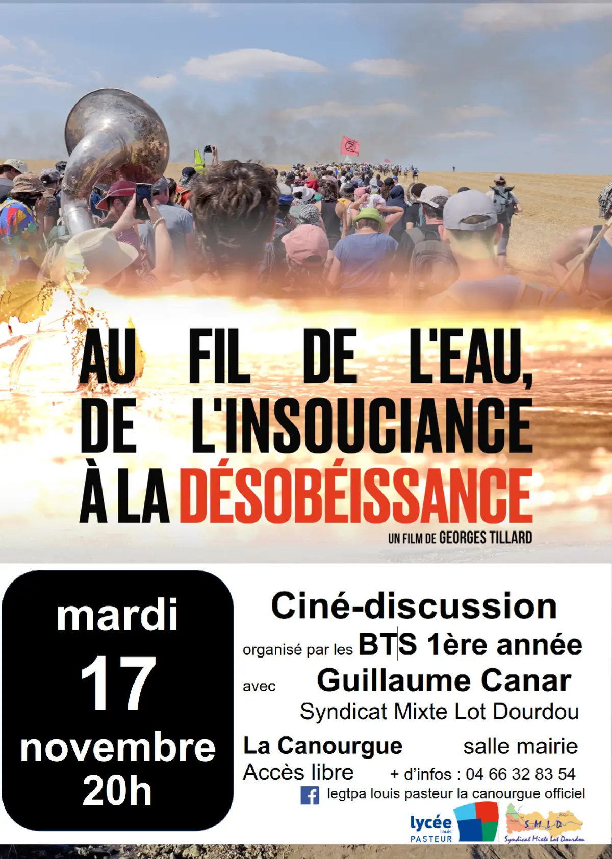 Festival Alimenterre : Ciné Débat Autour Du Film Au Fil De L'Eau, De Insouciance à La Désobeissance