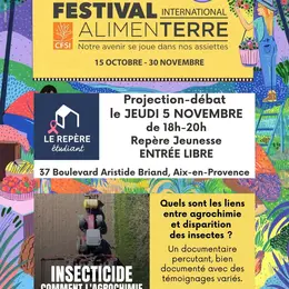 Festival AlimenTerre - Insecticide : Comment l'agrochimie a tué les insectes