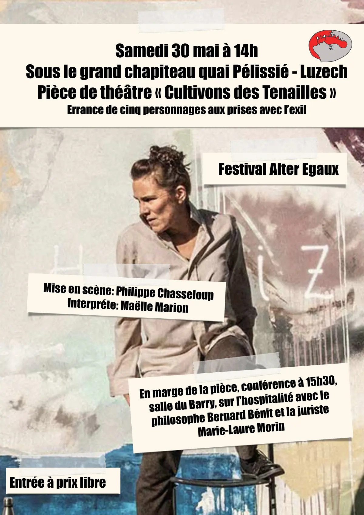 Festival Alter Egaux :  Journée théâtre, conférence et concert