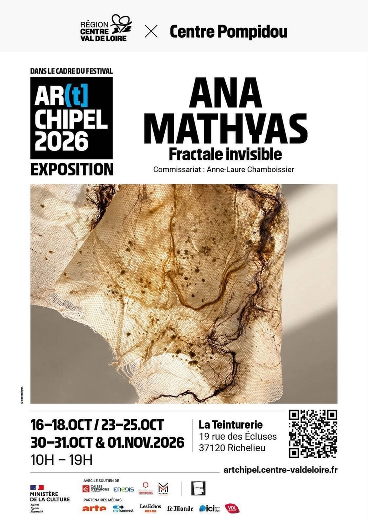 Festival AR(t]CHIPEL - Exposition d'Ana Mathyas Fractale Invisible