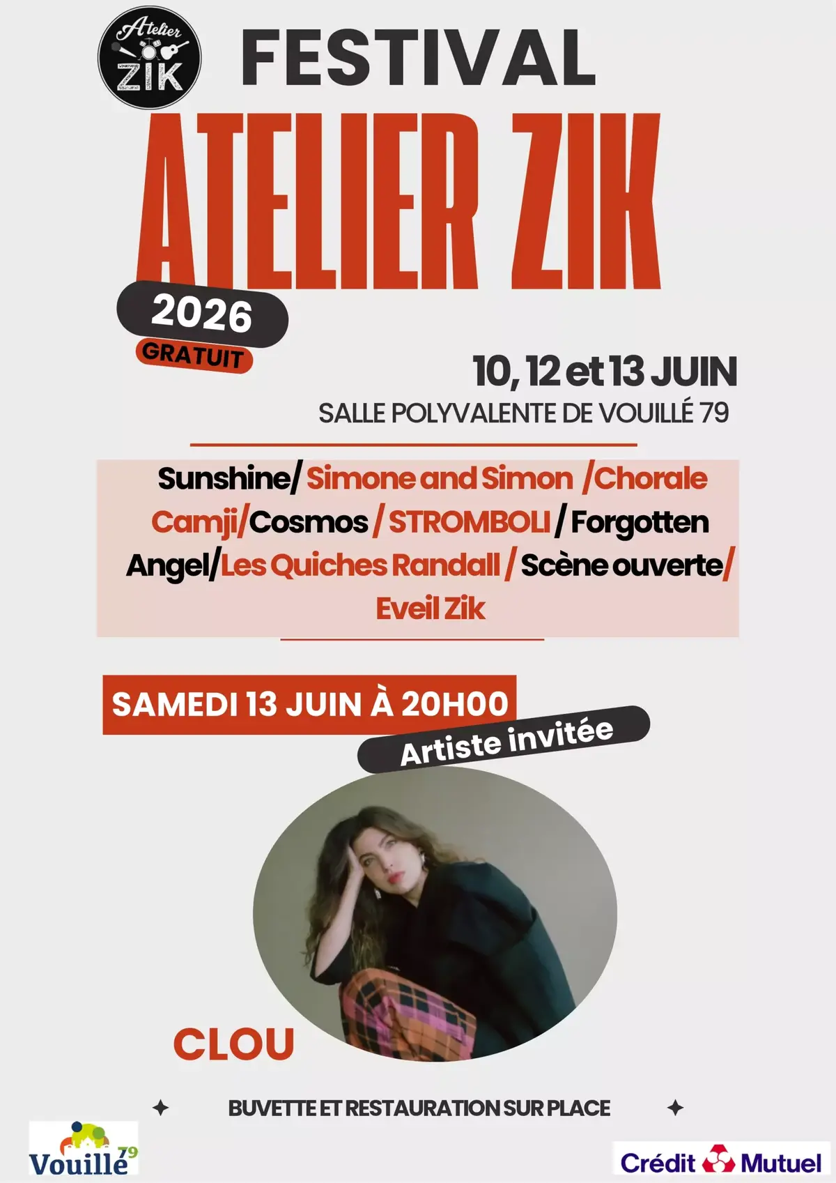 Festival Atelier Zik à Vouillé