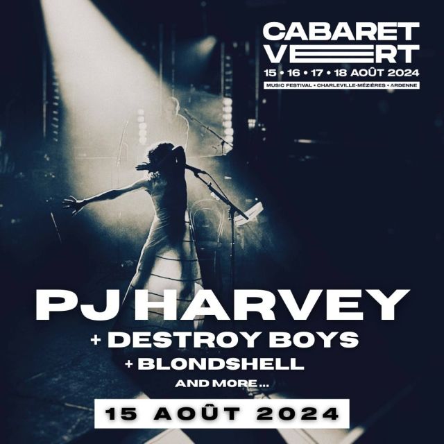 PJ Harvey sera sur la scène du Cabaret Vert le 15 août 2024