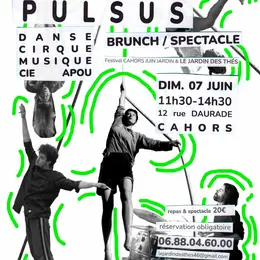 Festival Cahors Juin Jardins : Du coeur, de l'amour et du cosmos : repas spectacle